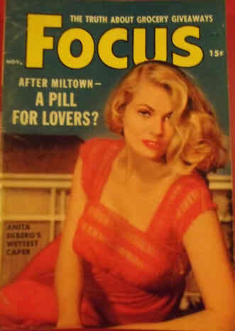 FOCUS (50s) magazine side cover November 1956