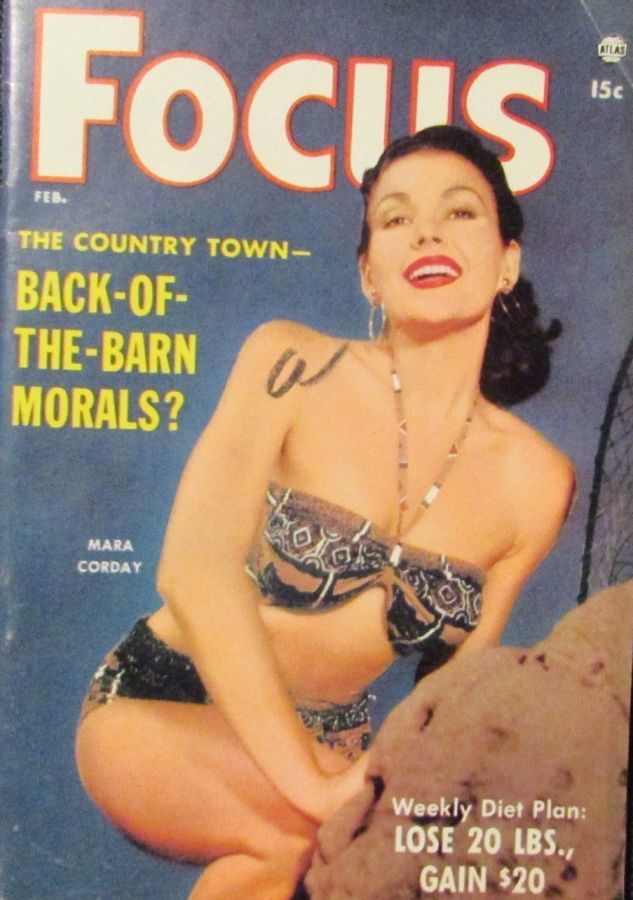 FOCUS (50s) magazine side cover February 1957