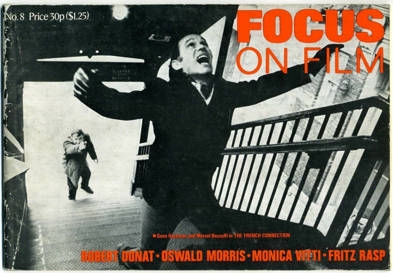 FOCUS ON FILM magazine side cover Issue 8  1971