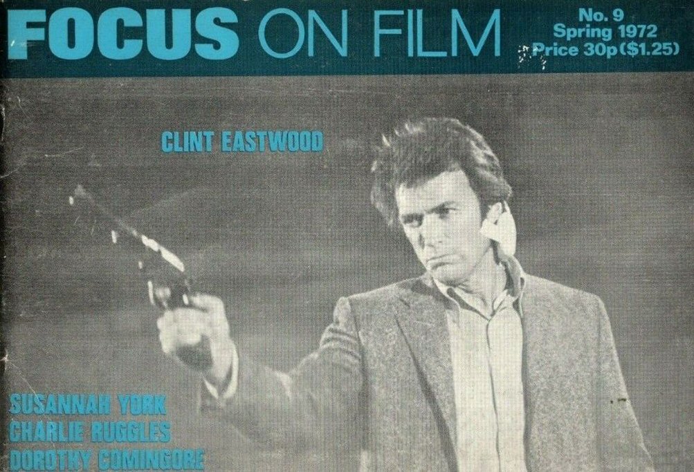 FOCUS ON FILM magazine side cover Issue 9 Spring 1972