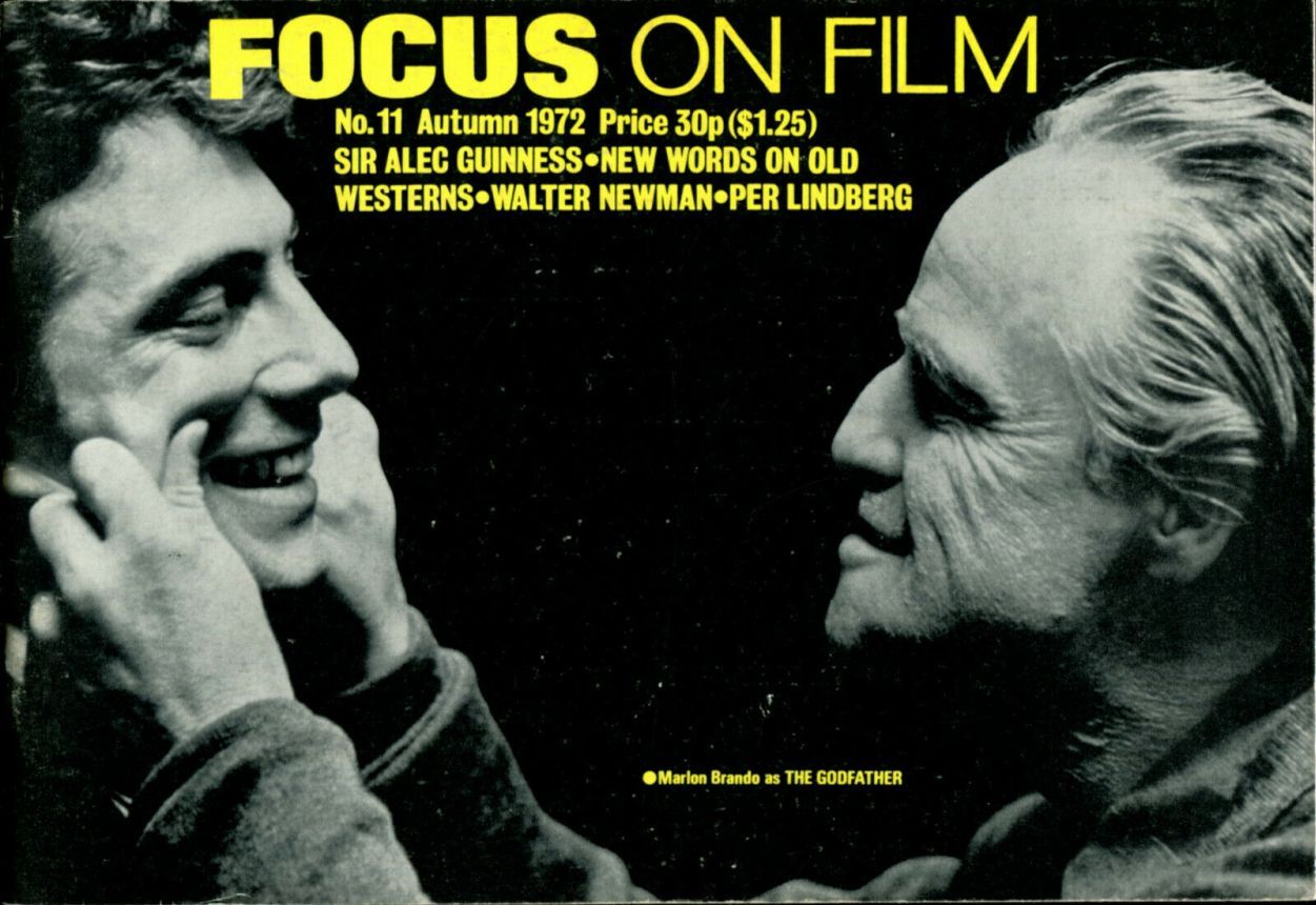 FOCUS ON FILM magazine side cover Issue 11 Autumn 1972