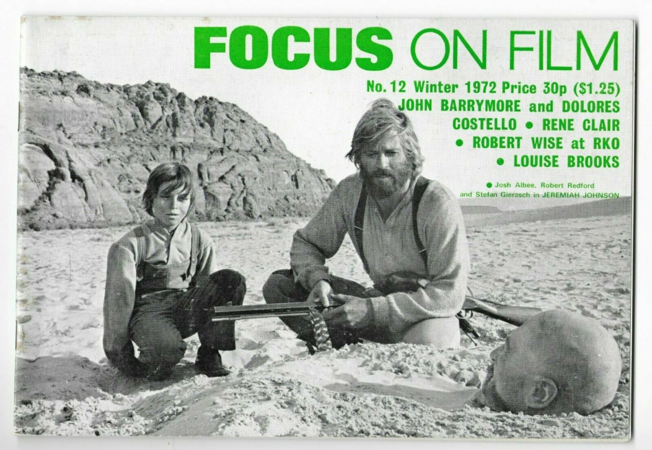 FOCUS ON FILM magazine side cover Issue 12  1972