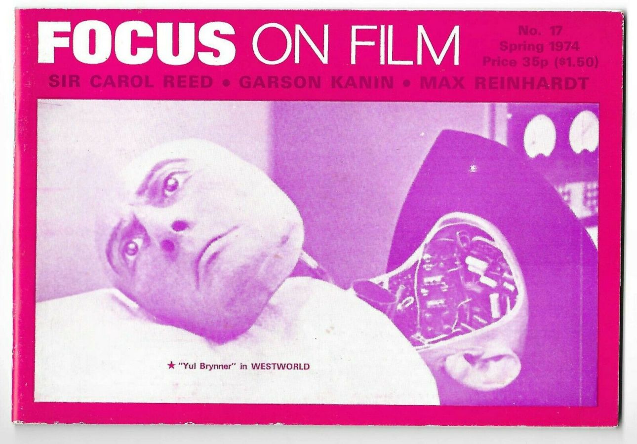 FOCUS ON FILM magazine side cover Issue 17 Spring 1974