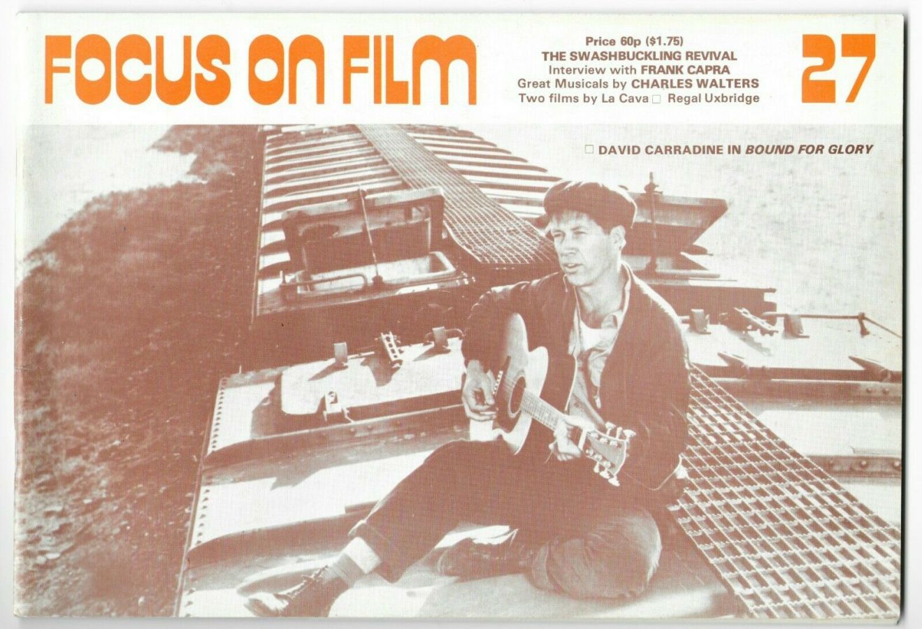 FOCUS ON FILM magazine side cover Issue 27  1977