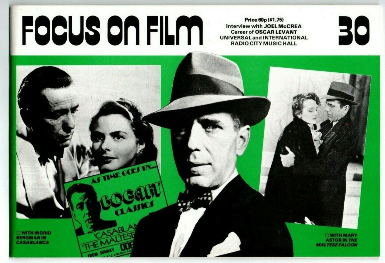FOCUS ON FILM magazine side cover Issue 30  1978