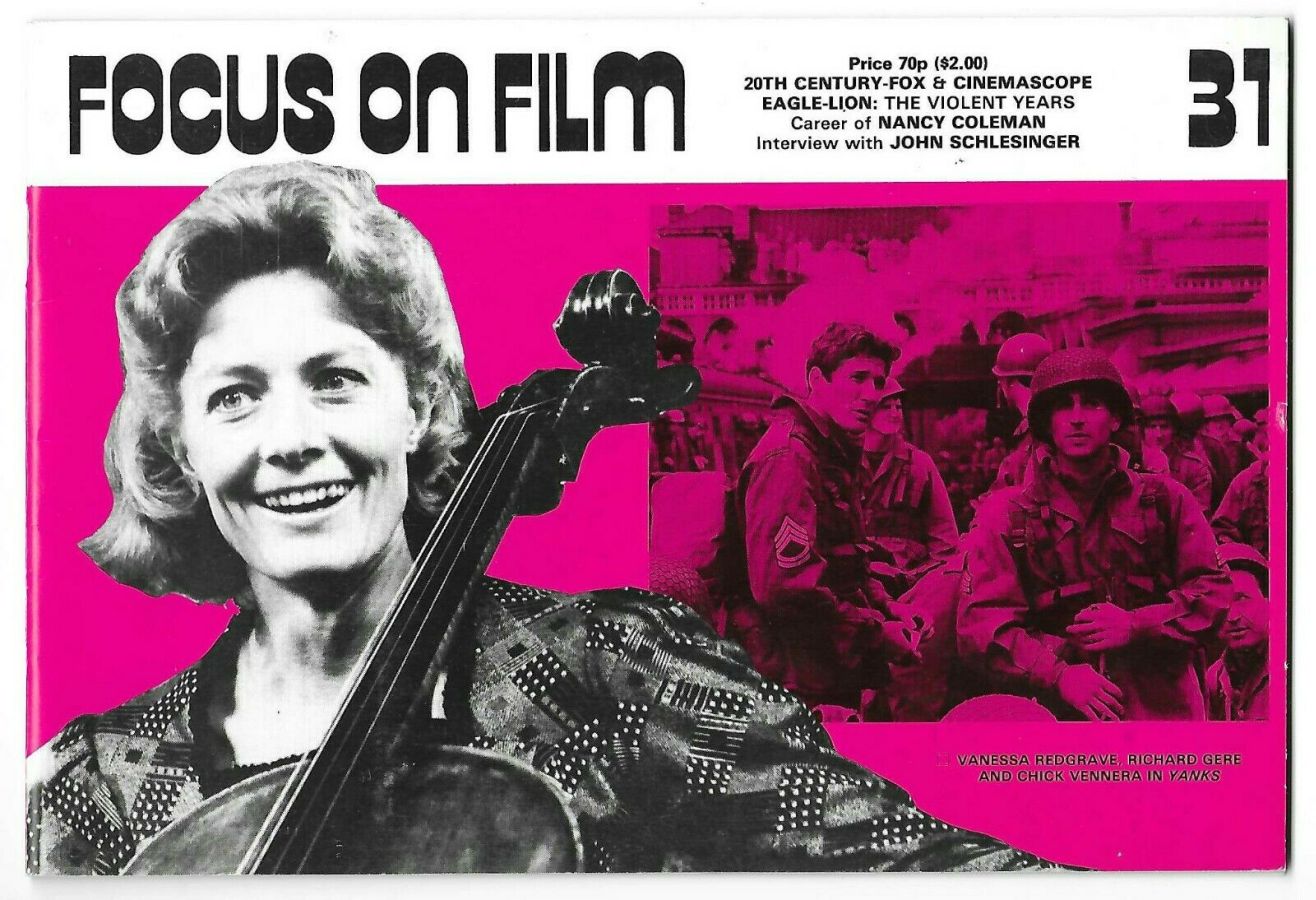 FOCUS ON FILM magazine side cover Issue 31 November 1978