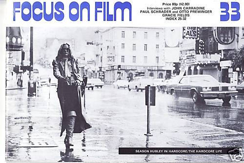 FOCUS ON FILM magazine side cover Issue 33 August 1979