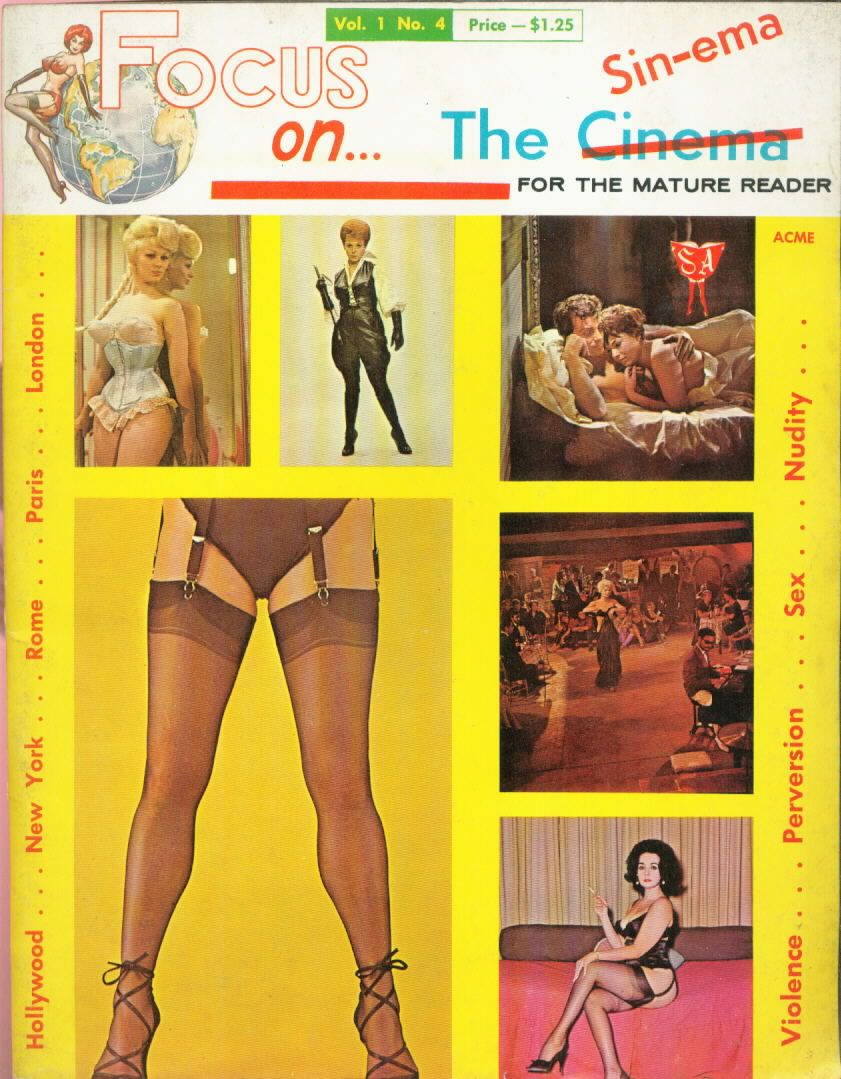FOCUS ON magazine side cover  Vol 1 # 4 Fall 1964