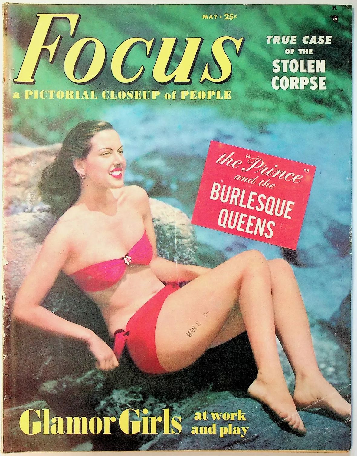 FOCUS (50s) magazine side cover  Vol 1 No 2  May 1950