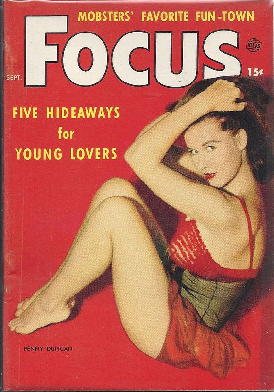 FOCUS (50s) magazine side cover  September 1956