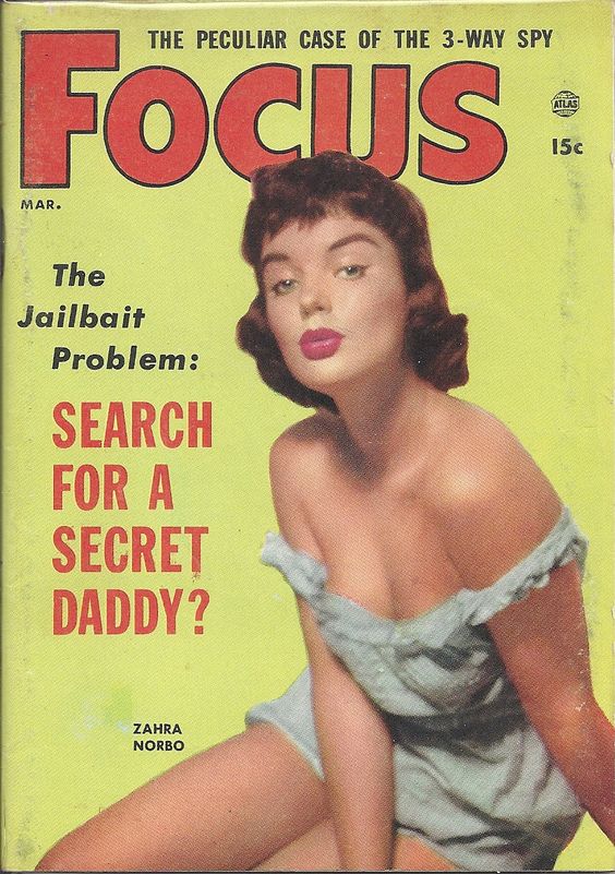 FOCUS (50s) magazine side cover  March 1957