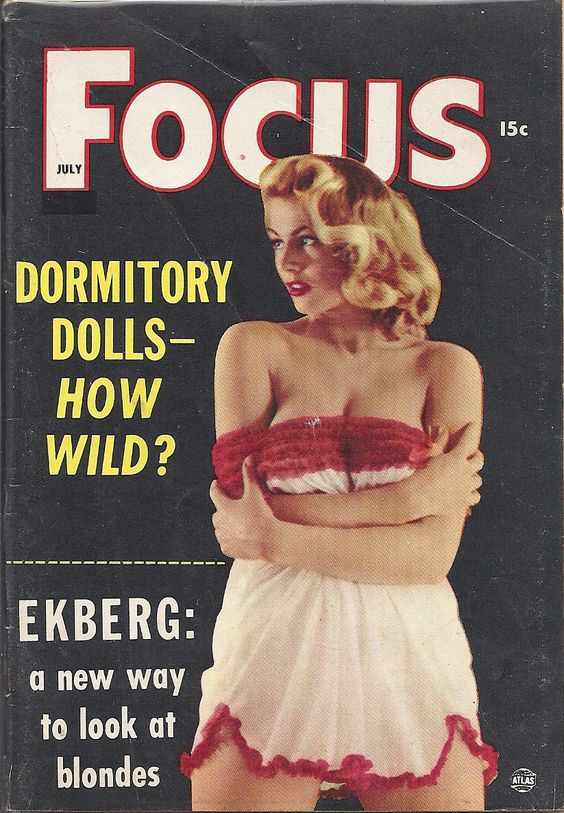 FOCUS (50s) magazine side cover  July 1957