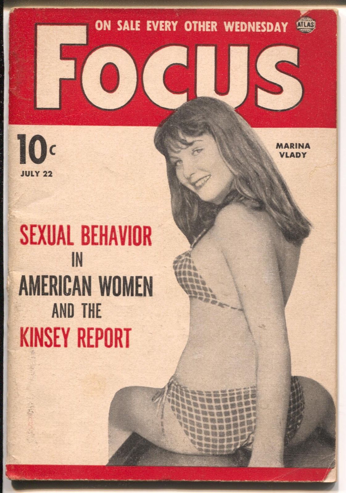 FOCUS (50s) magazine side cover 22 July 1963