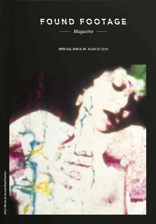 FOUND FOOTAGE MAGAZINE magazine side cover Issue 5  March 2019