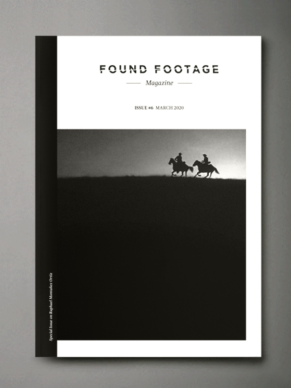 FOUND FOOTAGE MAGAZINE magazine side cover Issue 6  March 2020