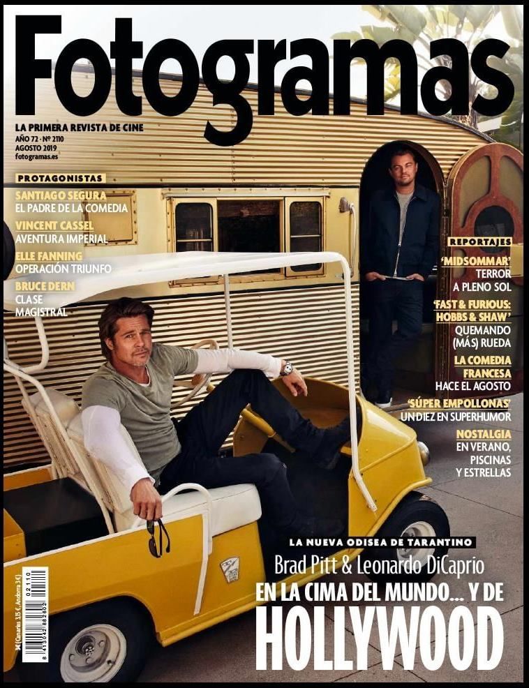 FOTOGRAMAS magazine side cover Issue 2110  August 2019