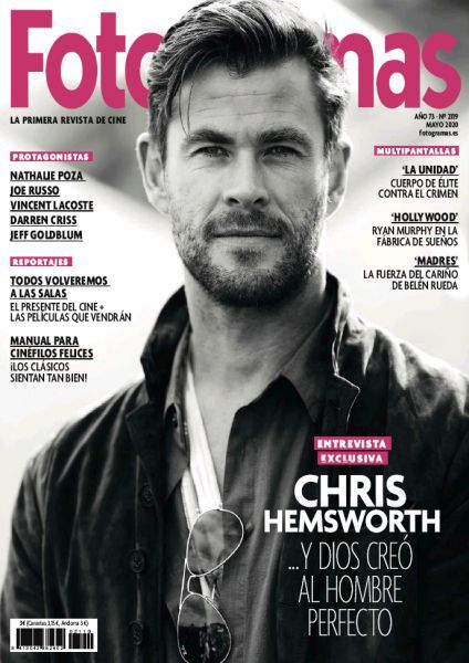 FOTOGRAMAS magazine side cover Issue 2119  May 2020