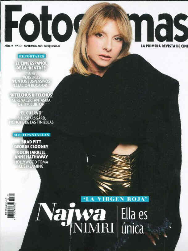 FOTOGRAMAS magazine side cover Issue 2171  September 2024