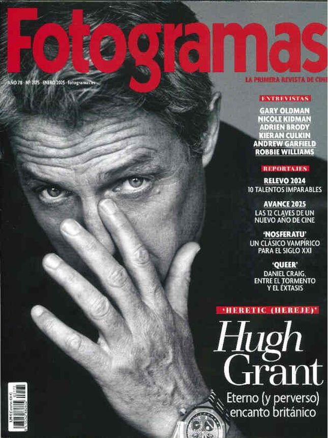 FOTOGRAMAS magazine side cover Issue 2175  January 2025