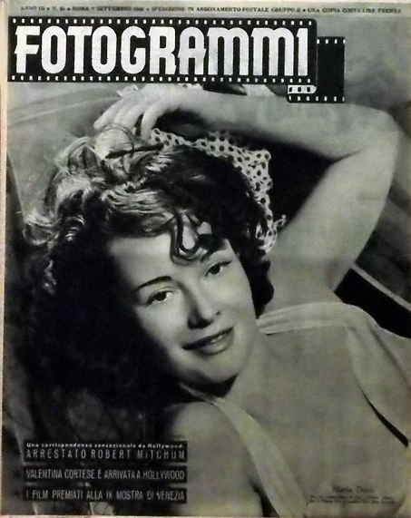 FOTOGRAMMI magazine side cover Issue 35 7 September 1948