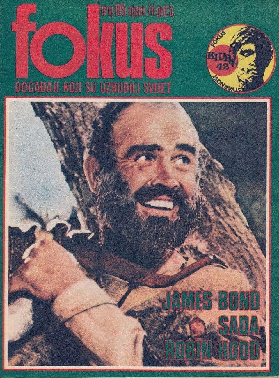FOKUS magazine side cover Issue 105  1977