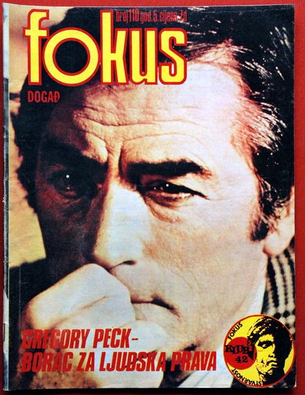 FOKUS magazine side cover Issue 110 17 August 1977