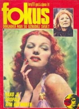 FOKUS magazine side cover Issue 111 31 August 1977