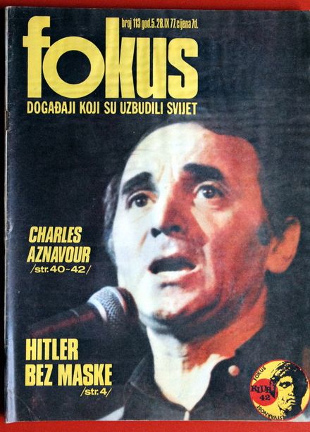 FOKUS magazine side cover Issue 113  1977
