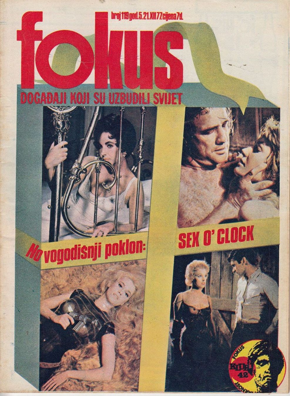 FOKUS magazine side cover Issue 119  1977