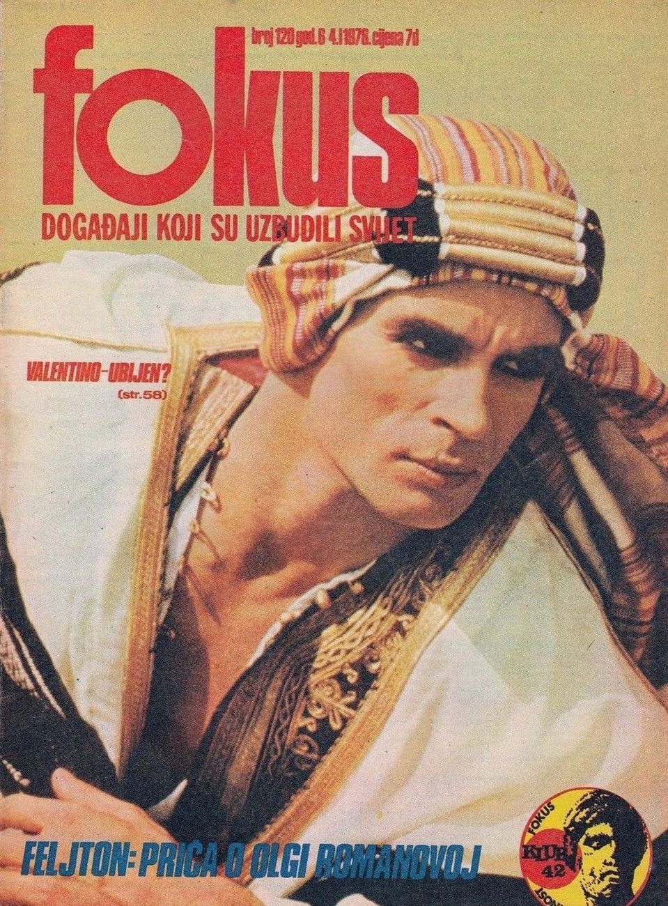 FOKUS magazine side cover Issue 120  1977
