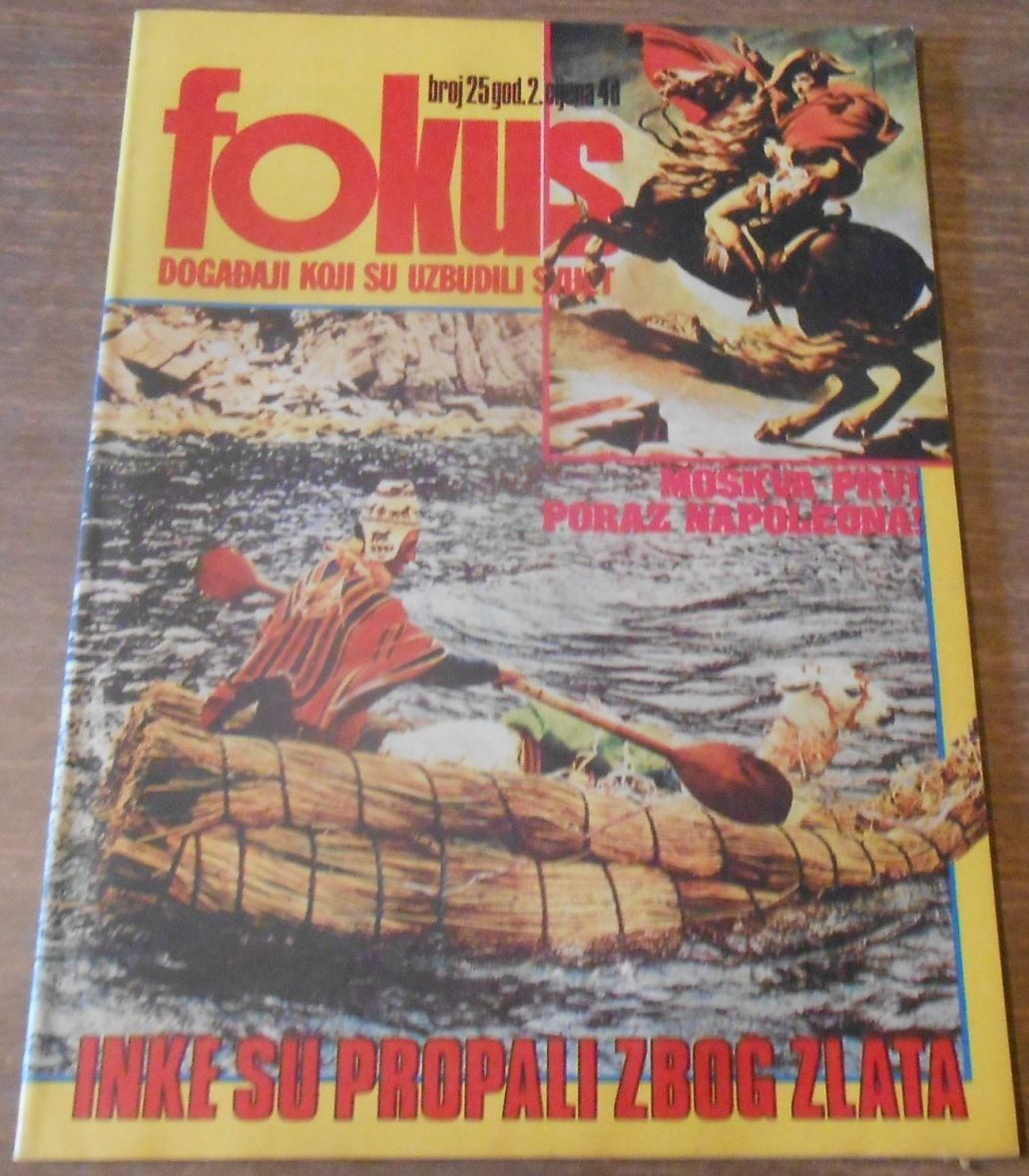 FOKUS magazine side cover Issue 25  1974