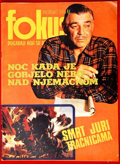 FOKUS magazine side cover Issue 34  1974