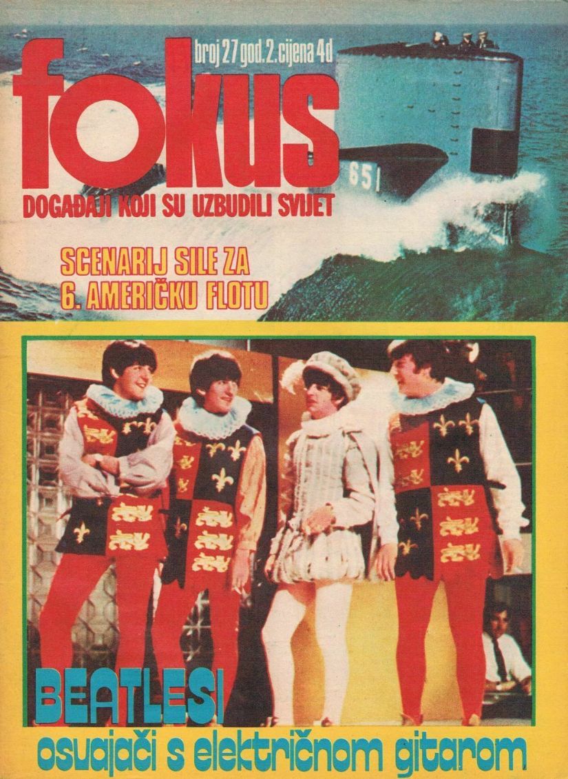 FOKUS magazine side cover Issue 27   1974