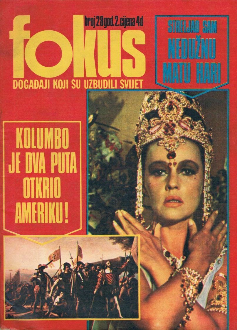FOKUS magazine side cover Issue 28   1974