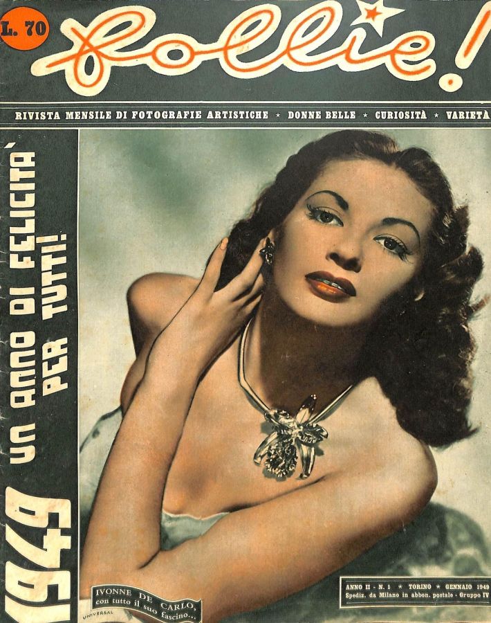 FOLLIE! magazine side cover Issue 1  January 1949