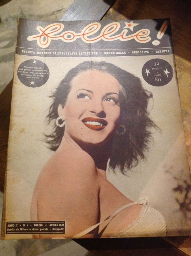 FOLLIE! magazine side cover Issue 4  April 1949