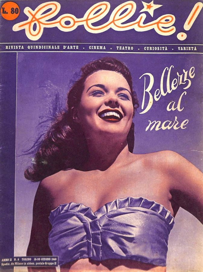 FOLLIE! magazine side cover Issue 8 15 June 1949