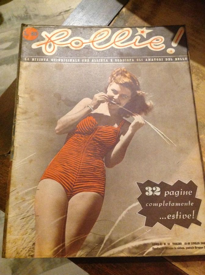 FOLLIE! magazine side cover Issue 10 15 July 1949