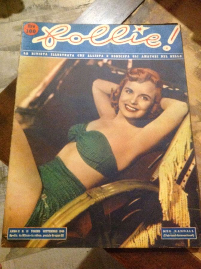 FOLLIE! magazine side cover Issue 13  September 1949