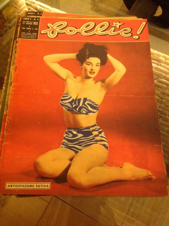 FOLLIE! magazine side cover Issue 4  April/May 1952