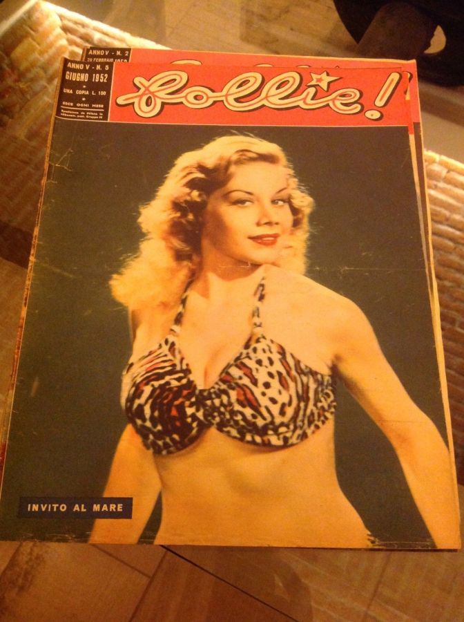 FOLLIE! magazine side cover Issue 5  June 1952