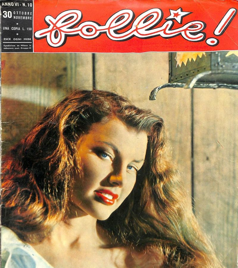 FOLLIE! magazine side cover Issue 10  October/November 1953