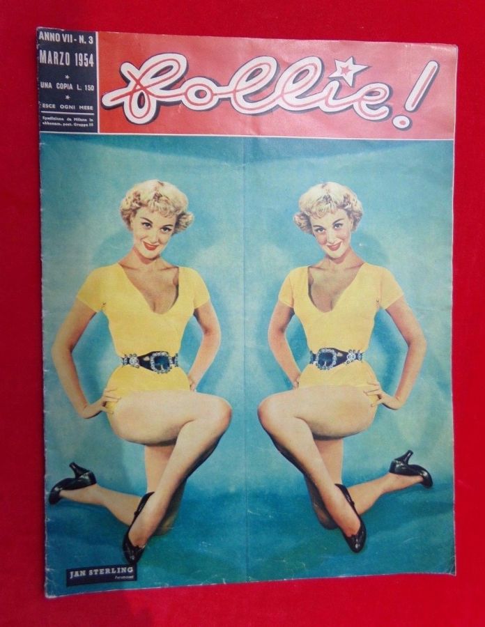 FOLLIE! magazine side cover Issue 3  March 1954
