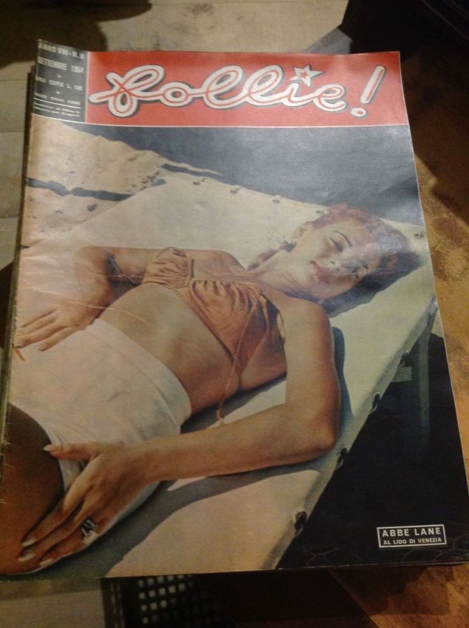 FOLLIE! magazine side cover Issue 8  September 1954