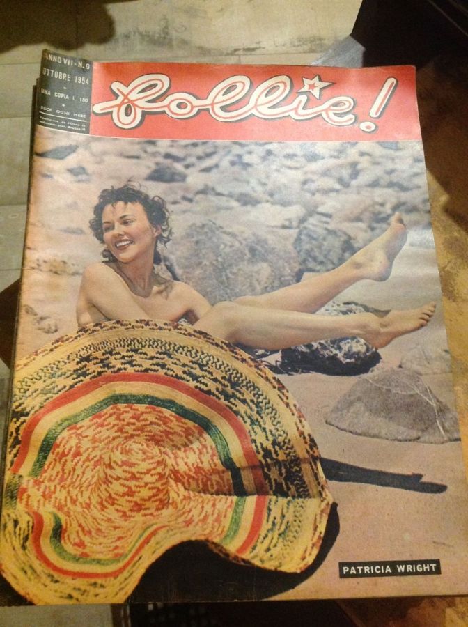 FOLLIE! magazine side cover Issue 9  October 1954