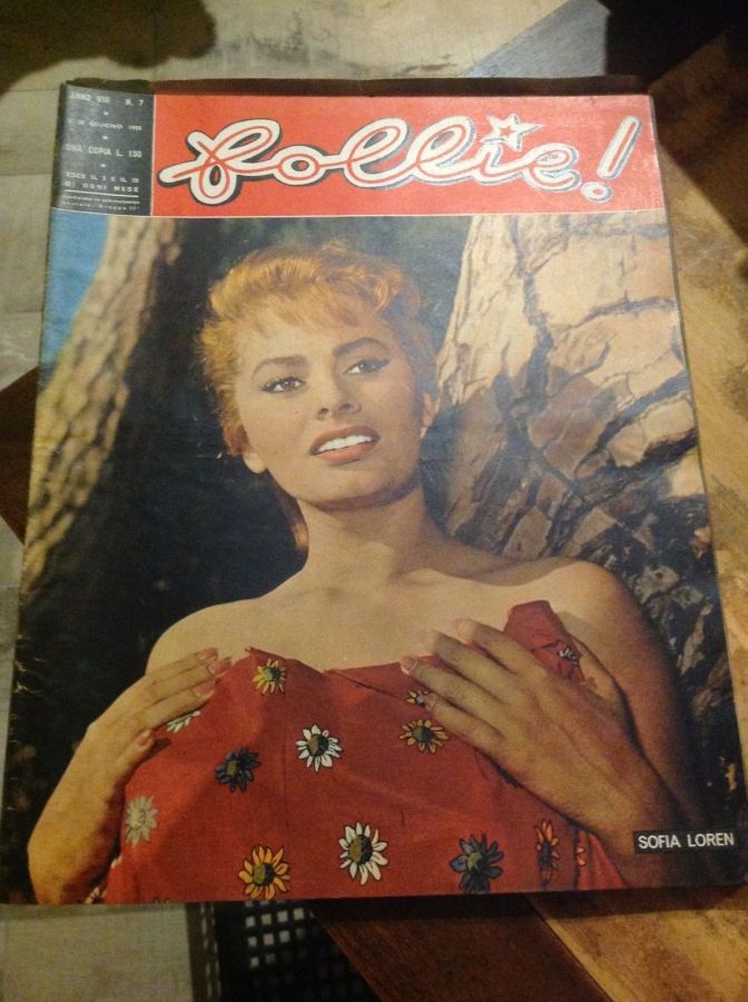 FOLLIE! magazine side cover Issue 7  June 1955