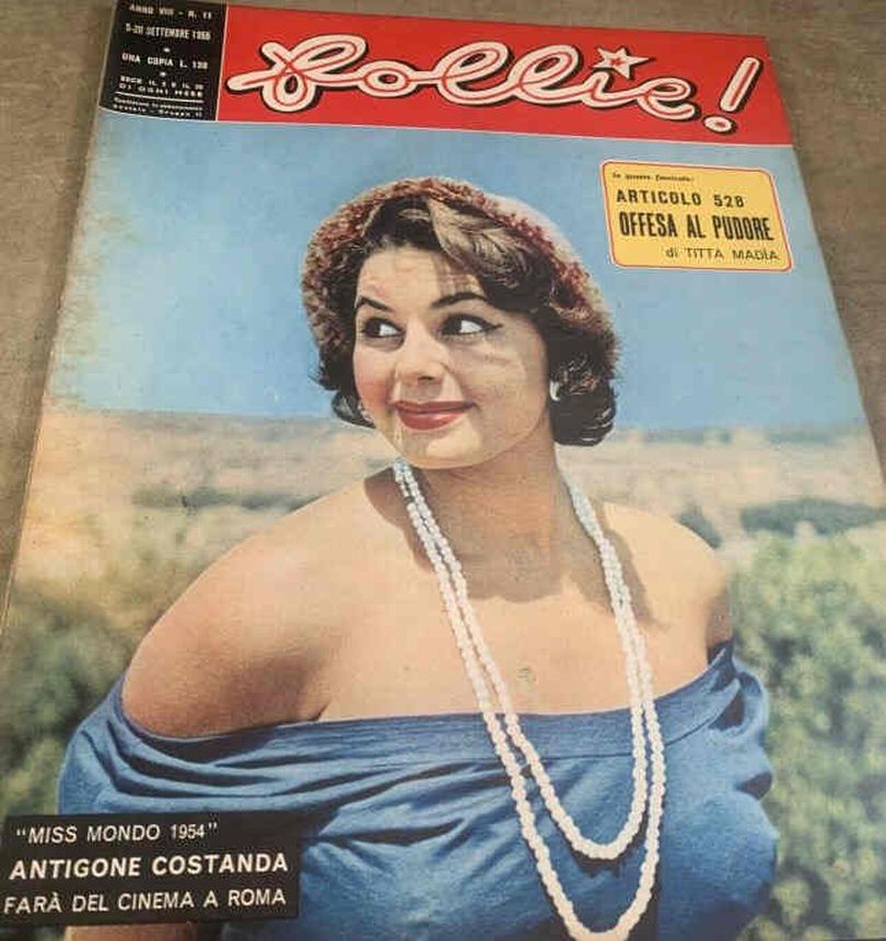 FOLLIE! magazine side cover Issue 11  September 1955