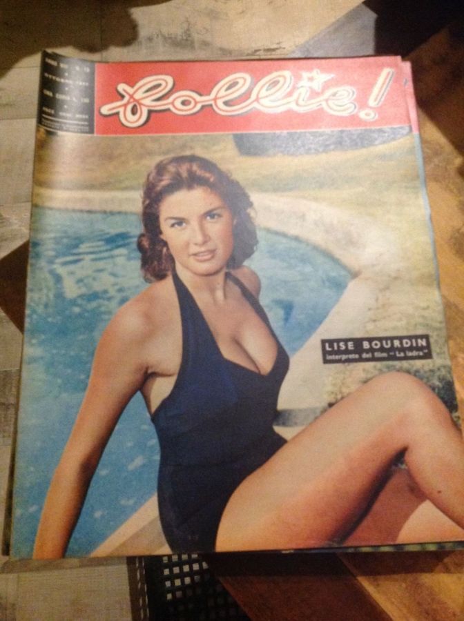 FOLLIE! magazine side cover Issue 12  October 1955