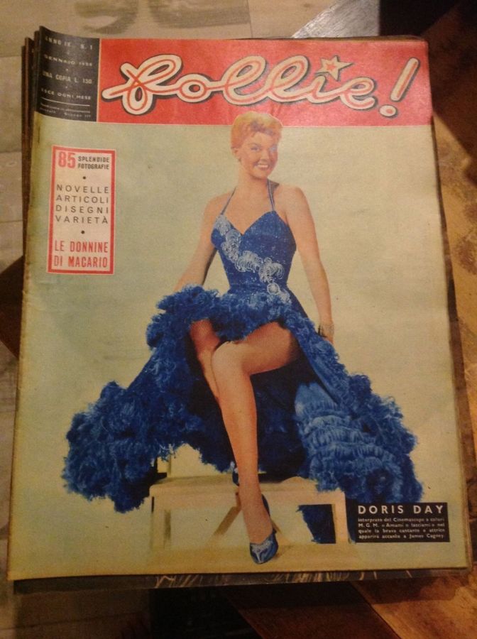 FOLLIE! magazine side cover Issue 1  January 1956