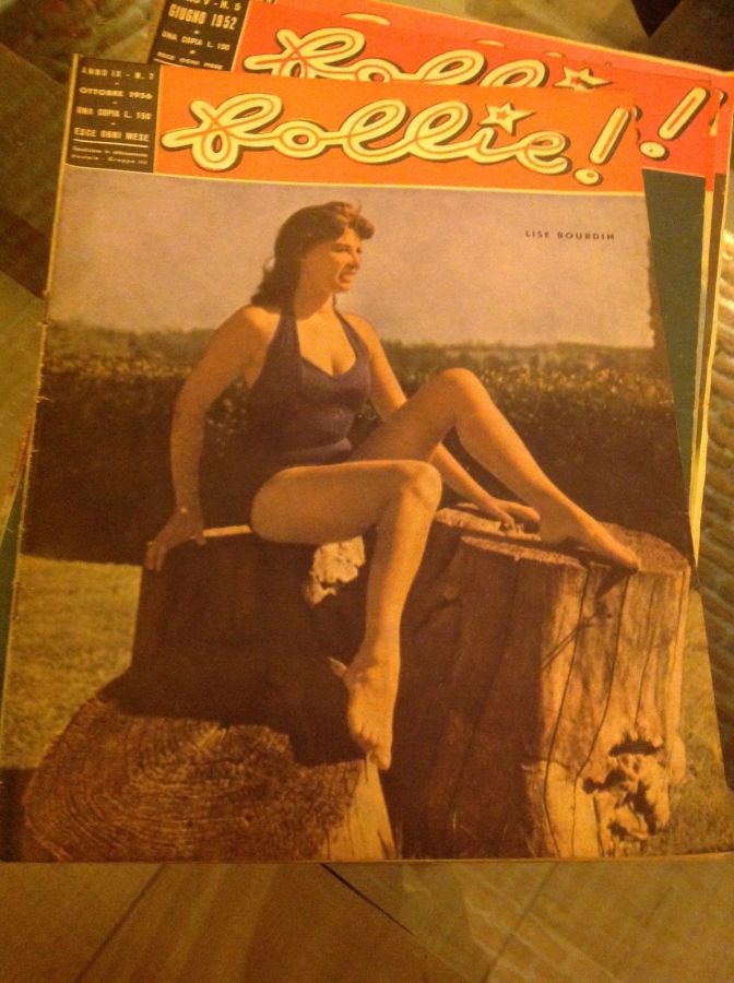 FOLLIE! magazine side cover Issue 7  October 1956